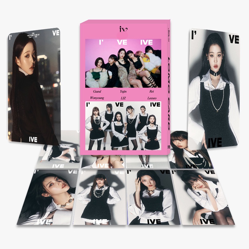 โปสการ์ดโลโม่-อัลบั้ม-ive-ive-liz-wonyoung-yujin-leeseo-rei-gaeul-kpop-พร้อมส่ง-sx-55-ชิ้น-ต่อกล่อง