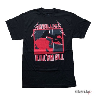 พร้อมส่ง Metallica – Kill ’em all ลิขสิทธิ์แท้มือหนึ่ง การเปิดตัวผลิตภัณฑ์ใหม่ T-shirt