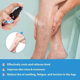 Blueoutlet Varicose veins spray สเปรย์รักษาเส้นเลือดขอด เพื่อลดความเมื่อยล้ารอยแดงของผิวหนัง จากอาการผิดปกติของหลอดเลือด