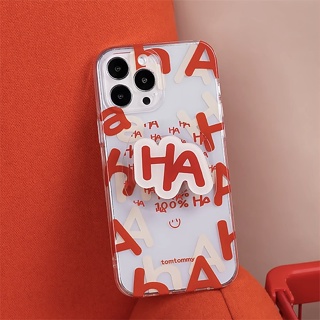 Funny Ha Letter Phone Case For Iphone 14/13promax Phone Case for Iphone11/12 All-Inclusive Soft XR 6/78plus