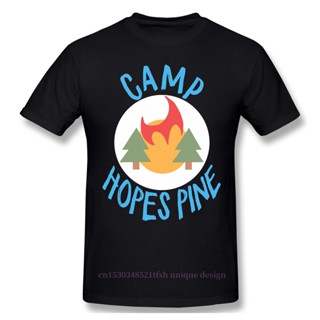 เสื้อยืดผ้าฝ้ายพิมพ์ลายเสื้อยืดผ้าฝ้าย 100% พิมพ์ลาย Camp Hopes Pine Danganronpa Despair สวมใส่สบาย สําหรับผู้ชาย