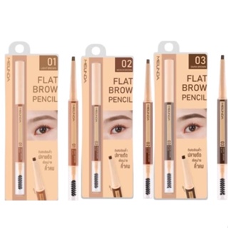 ❤️❤️ เมลินดา  ดินสอเขียนคิ้ว  MEILINDA Flat Brow Pencil (2กรัม)