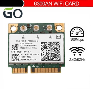การ์ด WiFi ไร้สาย 6300AGN 633ANHMW 802.11A G N 2.4G+5.0 Ghz สําหรับ Lenovo Thinkpad T410 T420 T430 X220 Y460