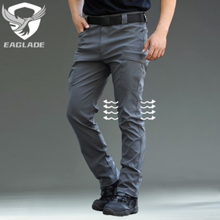 Eaglade กางเกงคาร์โก้ยุทธวิธี สําหรับผู้ชาย JJX8 สีเทา กันน้ํา ยืดหยุ่นได้