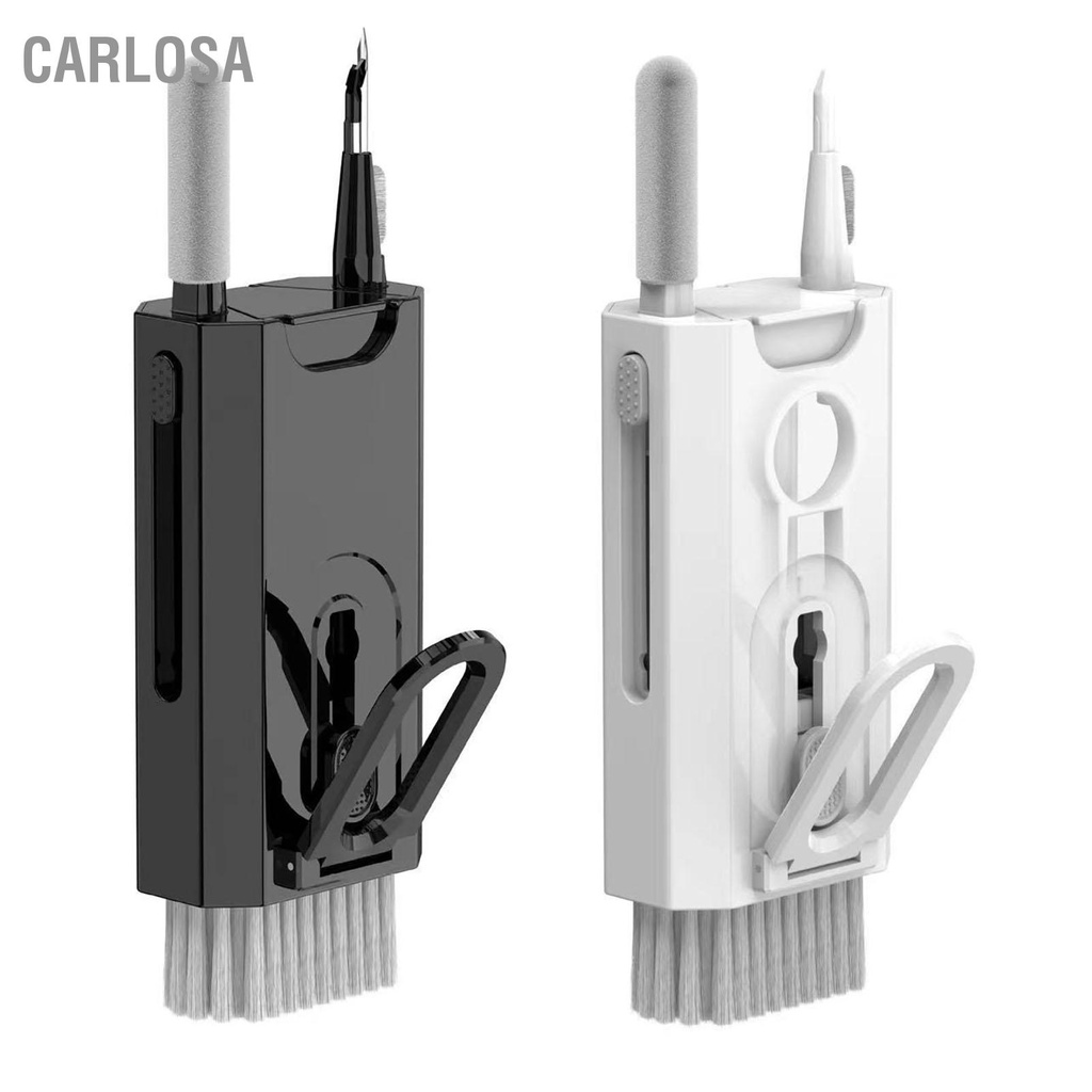 carlosa-ชุดทำความสะอาดโทรศัพท์-8-in-1-พร้อมแปรงทำความสะอาดปากกาชุดทำความสะอาดอเนกประสงค์สำหรับแล็ปท็อปคีย์บอร์ดหูฟัง