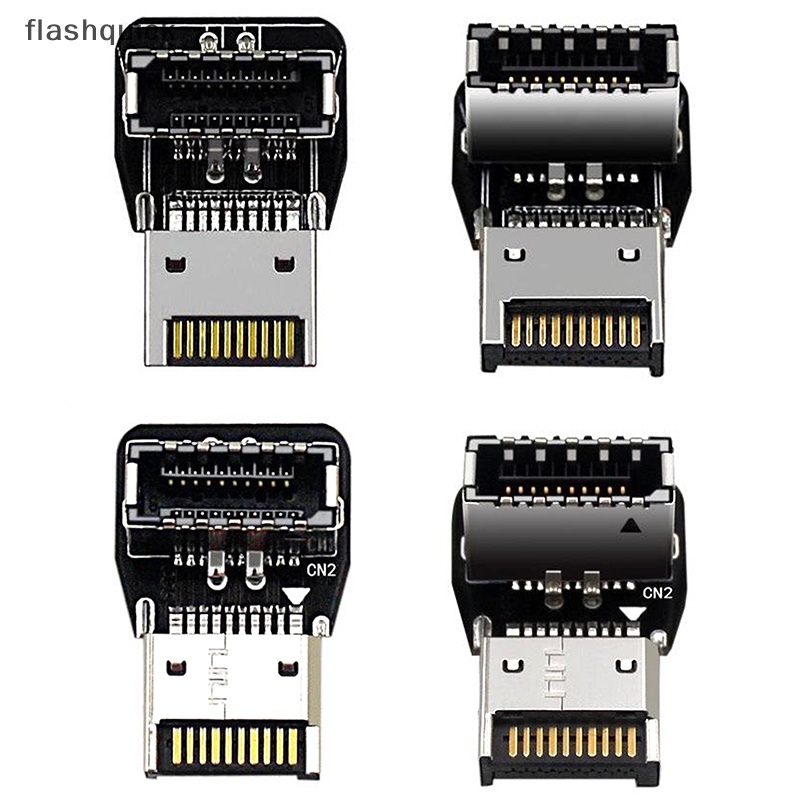 flashquick-อะแดปเตอร์เชื่อมต่อแผงด้านหน้า-usb-3-1-type-e-90-องศา