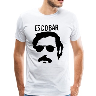 2023Narcos Godfather Pablo Escobar T Shirt Cool Print Mens Funny Custom Short Sleeve men t shirt Harajuku Hip Hop T Shir