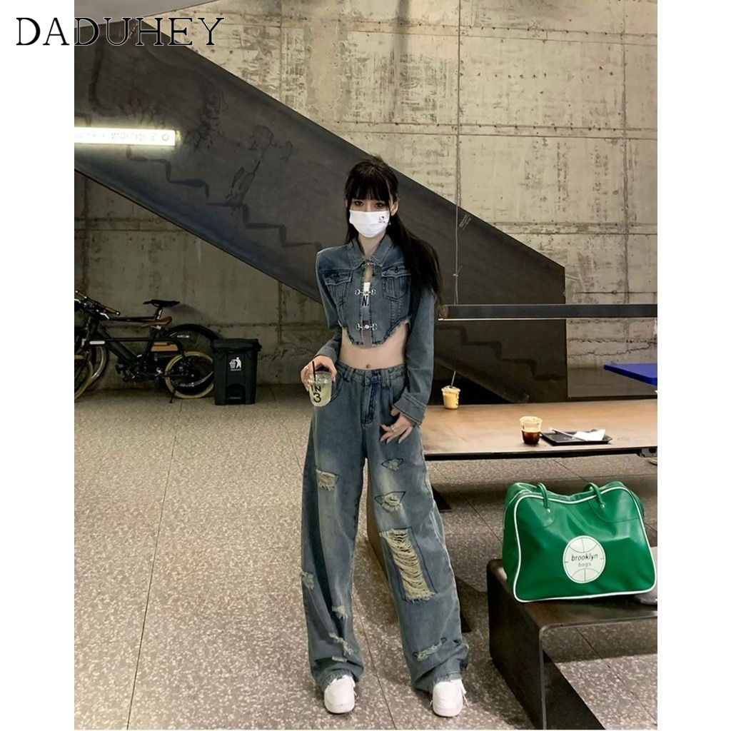 daduhey-new-american-style-ins-high-street-retro-ripped-jeans-niche-high-waist-wide-leg-plus-size-pants