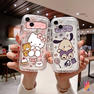 เคสนิ่ม กันกระแทก ลายเฮลโลคิตตีน่ารัก สําหรับ IPhone 11 12 13 14 PRO MAX 6 7 6S 8 14 Plus X XR XS MAX 11 12 13 Se 2020 6SPlus 7Plus 6Plus 8Plus 14Plus XSMAX