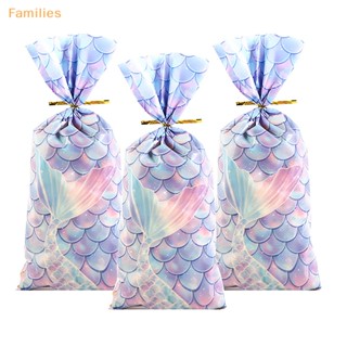 Families&gt; ถุงขนม ธีมนางเงือกน้อย 100 ชิ้น สําหรับปาร์ตี้วันเกิด