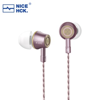 Nicehck YD520 ชุดหูฟังอินเอียร์ แบบมีสาย HIFI 3.5 มม. ไดรเวอร์ไดนามิก PET 10 มม. ไมโครโฟน HD IEM