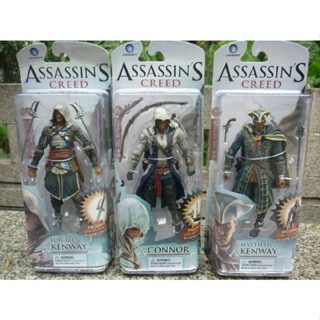 [พร้อมส่ง] โมเดลฟิกเกอร์ NECA McFarland Assassins Creed 4 Black Flag Edward Kenwei Connor 20 ซม. RT9Q