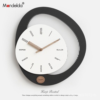 [พร้อมส่ง] Mandelda นาฬิกาแขวนผนังแฟชั่น หรูหรา สไตล์นอร์ดิก เรียบง่าย สร้างสรรค์ สําหรับตกแต่งบ้าน ห้องนั่งเล่น