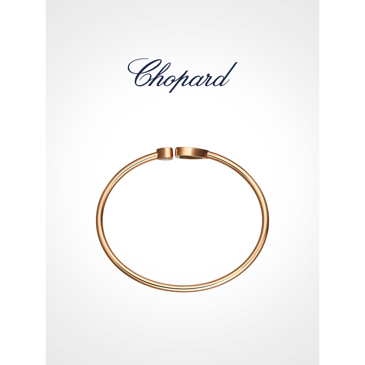 พร้อมส่ง-chopard-chopard-happy-hearts-series-สร้อยข้อมือโรสโกลด์-18k-สีดํา