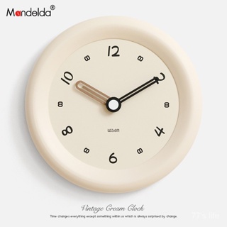 [พร้อมส่ง] Mandelda นาฬิกาแขวนผนัง สไตล์โมเดิร์น เรียบง่าย สําหรับตกแต่งบ้าน ห้องนั่งเล่น
