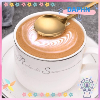 DAPHS ช้อนกาแฟ ทรงกลม ขนาดเล็ก สไตล์นอร์ดิก สําหรับขนมหวาน