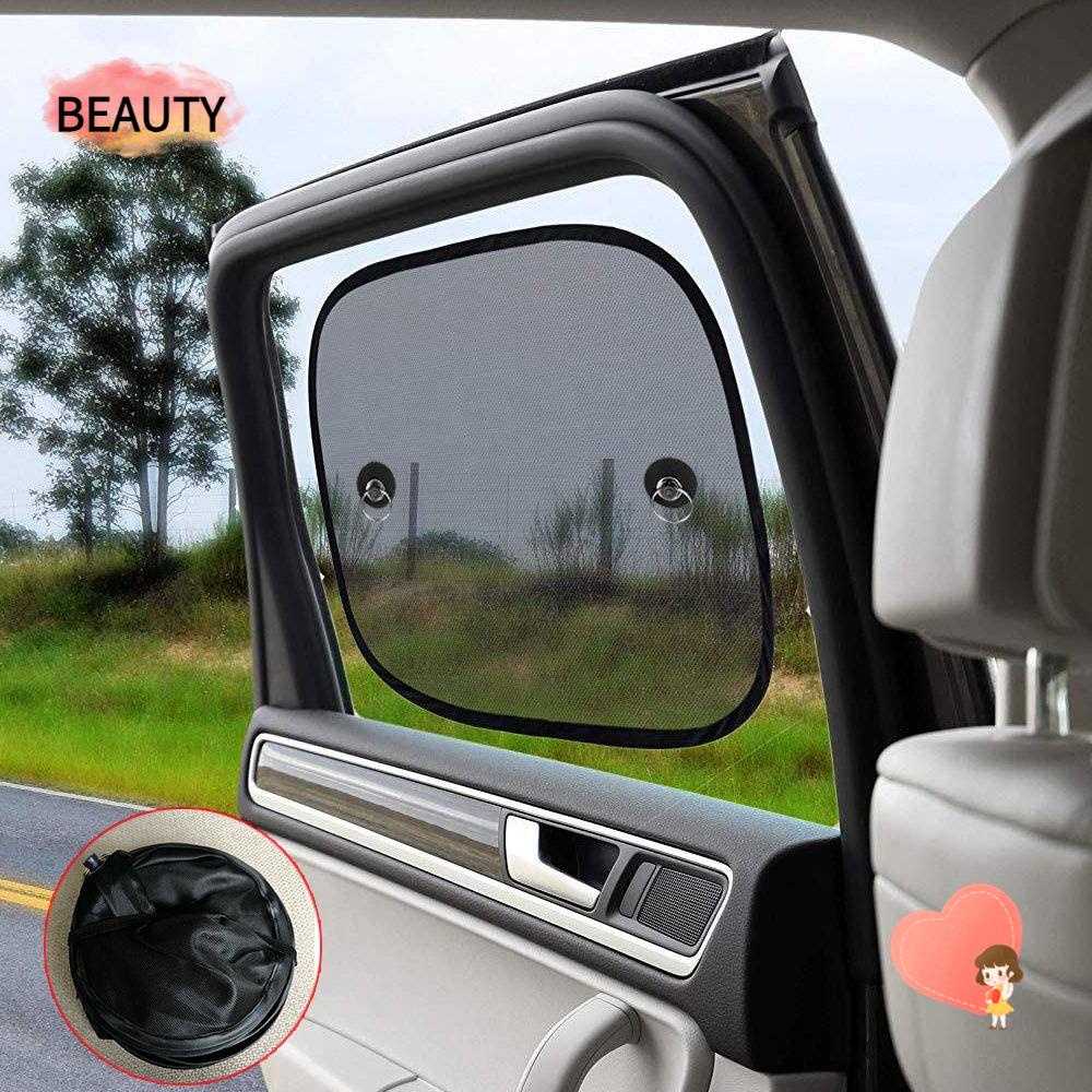 beauty-ม่านบังแดดกระจกหน้ารถยนต์-แบบพับได้-2-ชิ้น