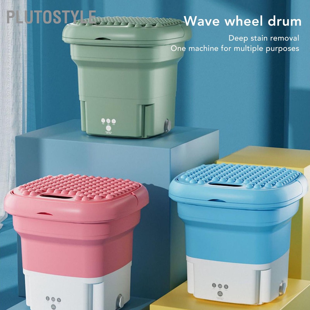 plutostyle-เครื่องซักผ้าขนาดเล็กแบบพกพาพับชุดชั้นในถุงเท้าเครื่องซักผ้าสำหรับหอพักนักศึกษาอพาร์ทเมนท์บ้านพักคนชราการท่องเที่ยวแคมป์ปิ้ง