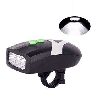 Bicycle Bells Bicycles Lights Bike Flashlight Front LED Light Horn Bells