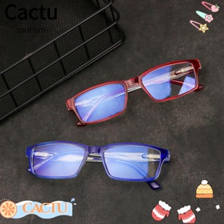 Cactu แว่นตาอ่านหนังสือ ผู้หญิง ผู้ชาย ดูแลสายตา เบาพิเศษ เรซิน แว่นตา ป้องกันความเมื่อยล้า