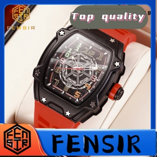 Fensir FENSIR พร้อมส่ง FS นาฬิกาข้อมือ สายซิลิโคน กันน้ํา หน้าปัดขนาดใหญ่ สไตล์ฮิปฮอป สําหรับผู้ชาย