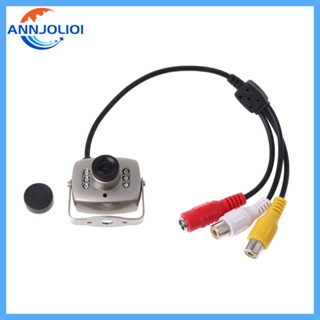 Ann กล้องวงจรปิด CCTV IR แบบมีสาย มินิกล้องรักษาความปลอดภัย สีกลางคืน สําหรับวิสัยทัศน์ บันทึกวิดีโออินฟราเรด