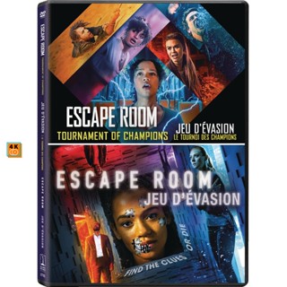 หนัง Bluray ออก ใหม่ Escape Room 1-2 Collection กักห้อง เกมโหด 1-2 Bluray (เสียง อังกฤษ ซับ ไทย/อังกฤษ ( ภาค 1 มีเสียงไท