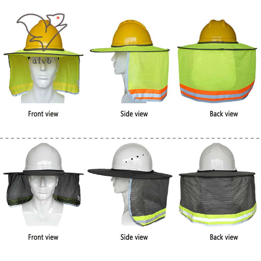 หมวกกันน็อค-กันแดด-แบบแถบสะท้อนแสง-เพื่อความปลอดภัย-สําหรับก่อสร้าง