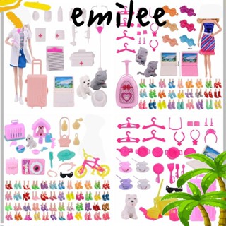 EMILEE อุปกรณ์เสริม โมเดลตุ๊กตา สุ่มสี สําหรับตกแต่งบ้านตุ๊กตา 1 ชุด