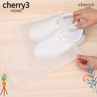 Cherry3 ถุงคลุมรองเท้า แบบผูกเชือก ป้องกันฝุ่น 30 ชิ้น