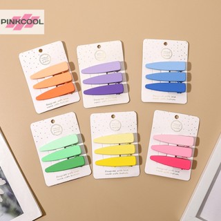 Pinkcool 3 ชิ้น / เซต กิ๊บติดผม ผู้หญิง เด็กผู้หญิง โลหะ กิ๊บเจ้าหญิง เครื่องประดับผม ขายดี