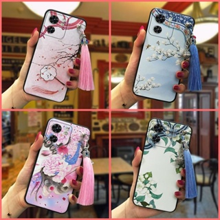 tassel Anti-knock Phone Case For MOTO Edge40 TPU protective Anti-dust Durable Shockproof Chinese Style Back Cover bell