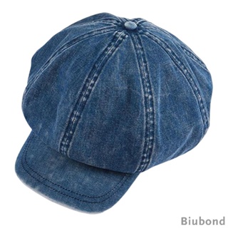 [Biubond] หมวกแก๊ป แปดเหลี่ยม แบบนิ่ม ปรับได้ 8 แผง สไตล์วินเทจ สําหรับผู้หญิง และผู้ชาย