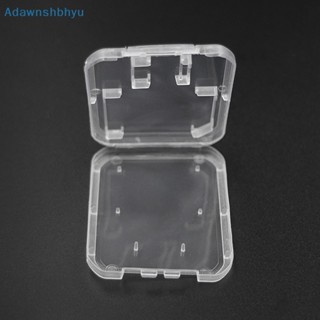 Adhyu กล่องพลาสติกใส สําหรับใส่จัดเก็บการ์ดหน่วยความจํา Micro SD TF 10 ชิ้น