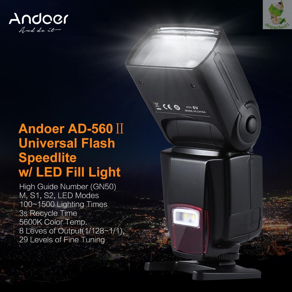 andoer-ad-560ii-แฟลชกล้อง-gn50-พร้อมไฟ-led-ปรับได้-สําหรับ-oly-came-8-9