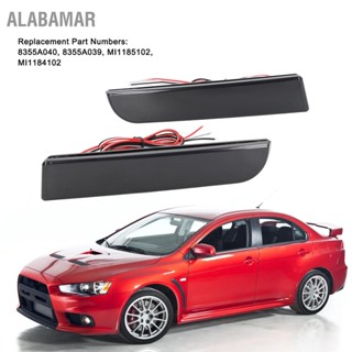 ALABAMAR เลนส์รมควันไฟเบรคท้าย 8355A039 เปลี่ยนสำหรับ Mitsubishi Lancer Evolution X Outlander