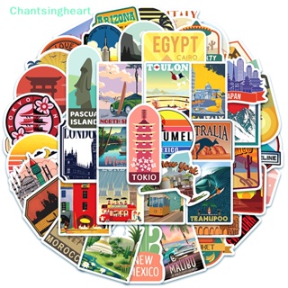 &lt;Chantsingheart&gt; สติกเกอร์ ลายกราฟฟิตี้ ชื่อดังระดับโลก สําหรับติดตกแต่งผนังบ้าน กระเป๋าเดินทาง DIY 50 ชิ้น