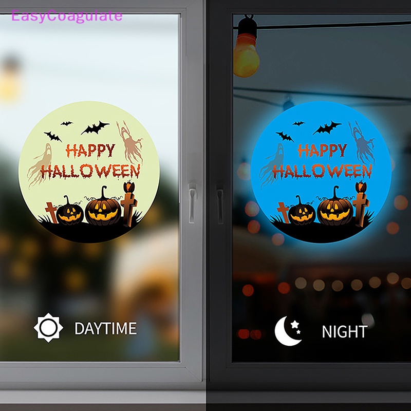 สติกเกอร์เรืองแสงในที่มืด-รูปฟักทองค้างคาว-สําหรับตกแต่งห้องนั่งเล่น-วันฮาโลวีน-จํานวน-3-ชิ้น
