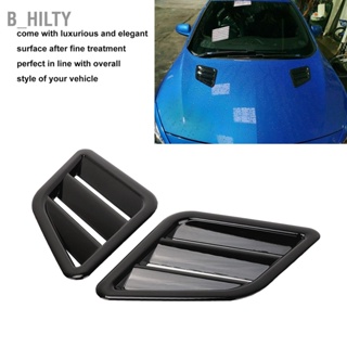 B_HILTY 2 Pcs Engine Hood Air Vent Cover ABS ด้านหน้า Bonnet Outlet Grille สำหรับ Ford