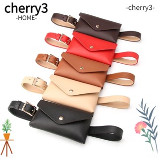 Cherry3 กระเป๋าคาดเอว หนัง Pu ขนาดเล็ก จุของได้เยอะ ใส่โทรศัพท์มือถือได้ สําหรับผู้หญิง