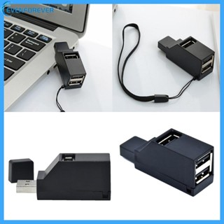 Ev อะแดปเตอร์ฮับ USB 2 0 3 พอร์ต สําหรับแล็ปท็อป คอมพิวเตอร์