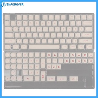 ชุดปุ่มกดคีย์บอร์ด EV 126 คีย์ MA Profile PBT DYE-SUB สําหรับคีย์บอร์ดเล่นเกม