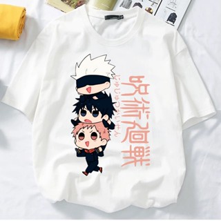 JUJUTSU KAISEN T SHIRT WOMEN MEN BAJU WANITA LELAKI MANGA JAPANESE TSHIRT MURAH PEREMPUAN COTTON T-SHIRT OVERSIZE C_03