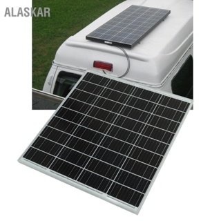 ALASKAR 60W 18V แผงเซลล์แสงอาทิตย์ Monocrystalline IP67 กันน้ำ 5400Pa 2400Pa 32 แบตเตอรี่สำหรับรถพ่วงเรือรถ RV