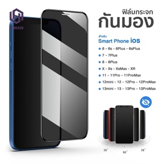 สินค้า 🔥ฟิล์มกระจก Smart Phone IOS เต็มจอ นิรภัย 5D 6 6S 7 8 Plus 13 Pro Max 13mini XR X XS Max 11 Pro Max 12mini # A-002