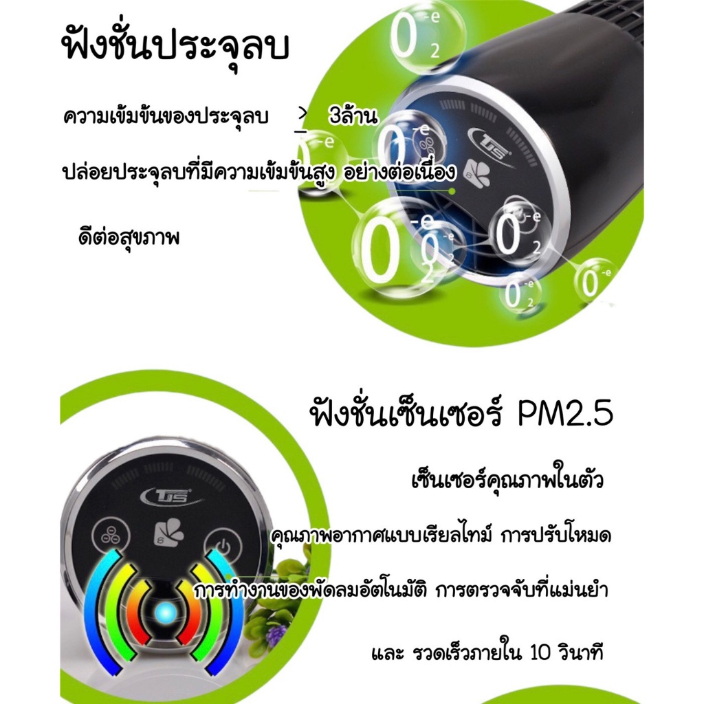 เครื่องฟอกอากาศในรถยนต์-เครื่องกรองอากาศในรถยนต์-พร้อมตัวกรอง-ลดฝุ่น-ลดpm2-5-ดับกลิ่นไม่พึงประสงค์