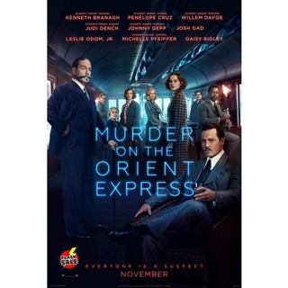 DVD ดีวีดี Murder On The Orient Express ฆาตกรรมบนรถด่วนโอเรียนท์เอกซ์เพรส (เสียง ไทย/อังกฤษ ซับ ไทย/อังกฤษ) DVD ดีวีดี