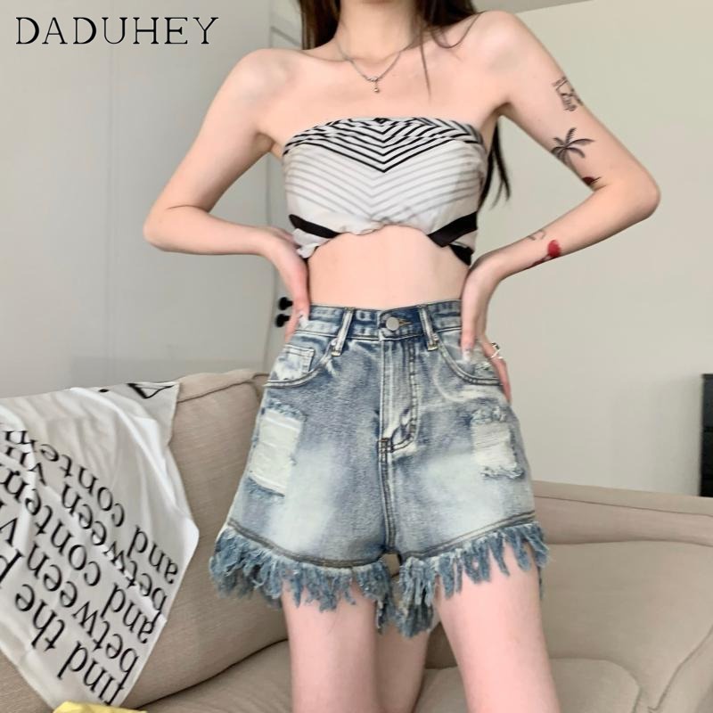 daduhey-women-2023-new-summer-ripped-denim-shorts-frayed-hot-girls-high-waist-sexy-a-line-hot-pants