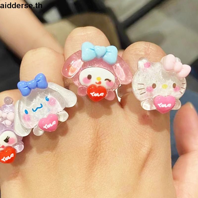 แหวนคู่รัก-แบบนิ่ม-ลายการ์ตูน-sanrio-kuromi-น่ารัก-ของขวัญให้แฟนสาว