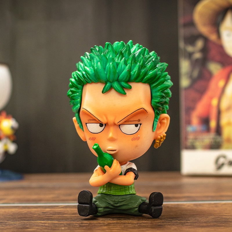 ภาพสินค้าตุ๊กตาฟิกเกอร์ One Piece Luffy Zoro Sanji ขนาดเล็ก 8-10 ซม. ของเล่นสําหรับเด็ก จากร้าน feiyangshop.th บน Shopee ภาพที่ 7